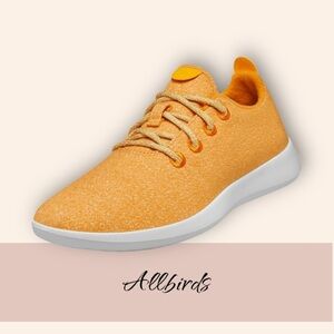 Allbirds Men’s ‘Wool Runner’ Limited Edition Sneakers in “Sol” Orange Size 11